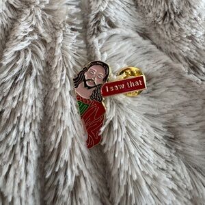 Jesus Enamel Pin - I Saw THAT